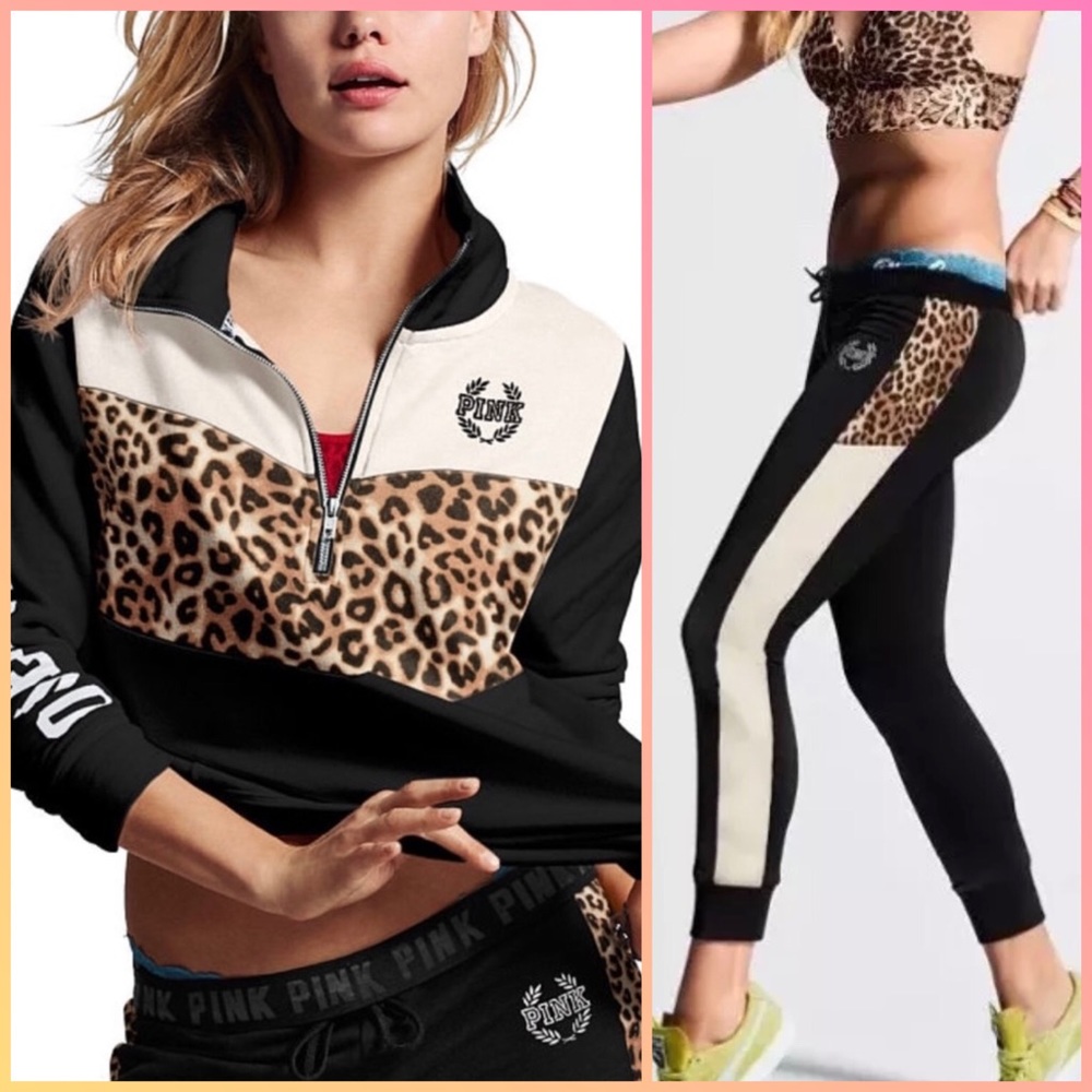 VS PINK Leopard Outfit Set 🖤✨ - Picture 8 of 14